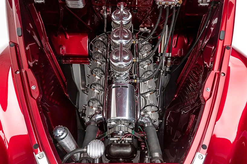Lincoln Zephyr Voodoo Priest 1937 Motor
