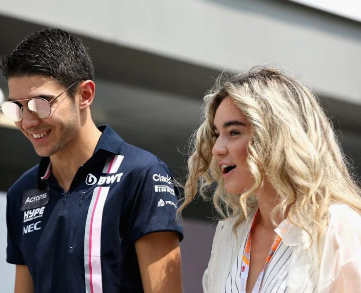 Namoradas dos pilotos da F1- Esteban Ocon