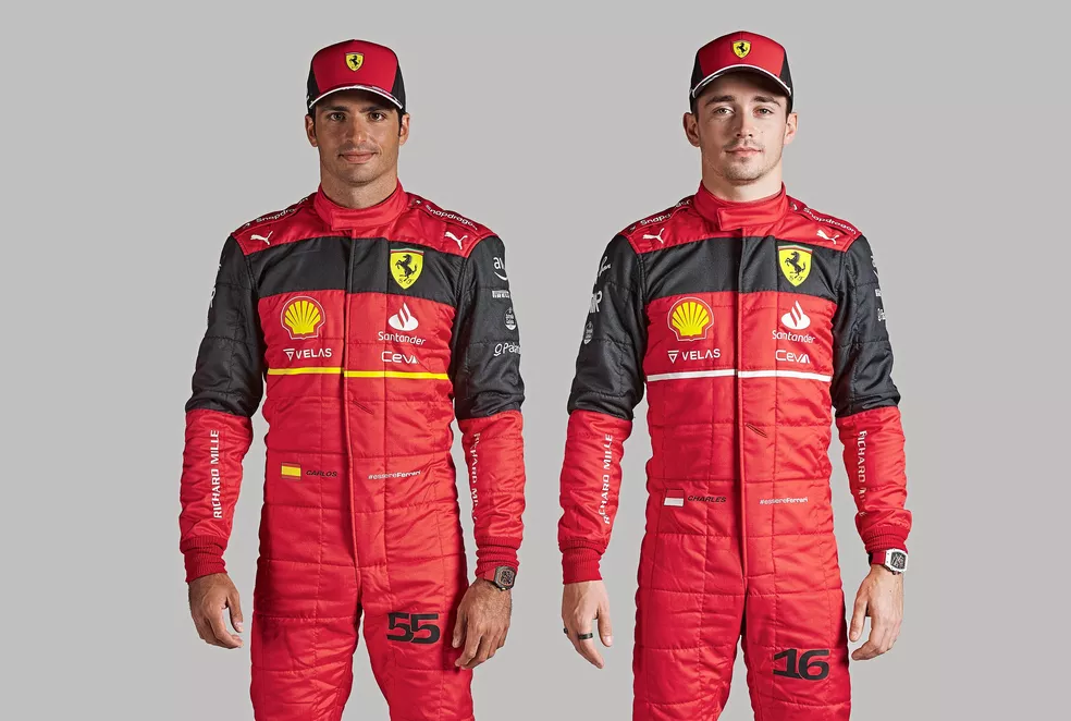 F1 2022 - Pilotos da Ferrari