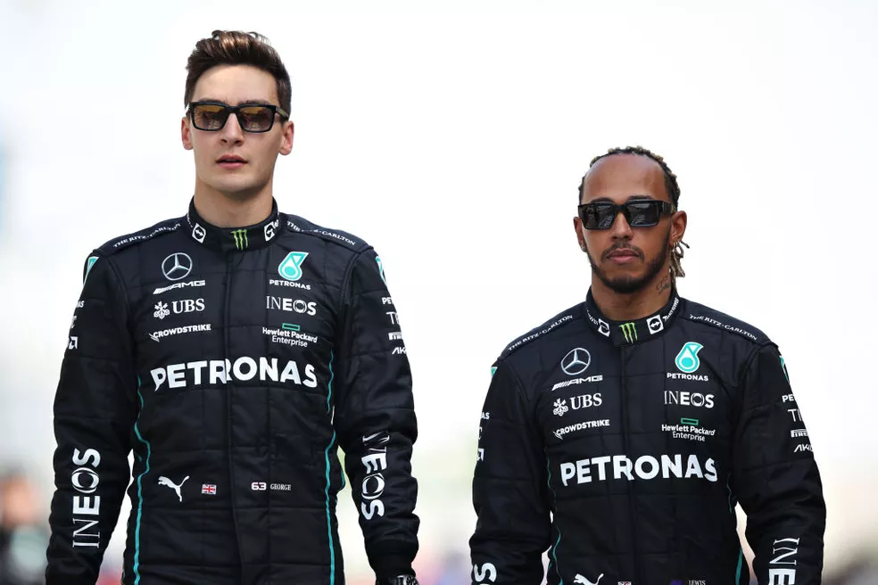 F1 2022 - Pilotos da Mercedes