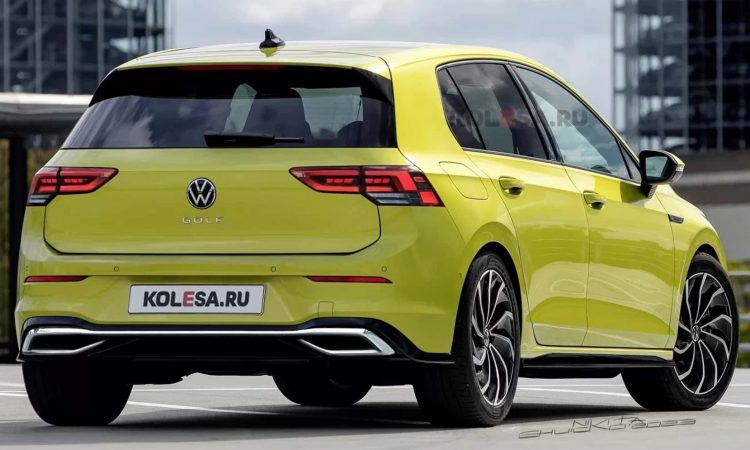 VW Golf 2024 - Projeção Kolesa.ru