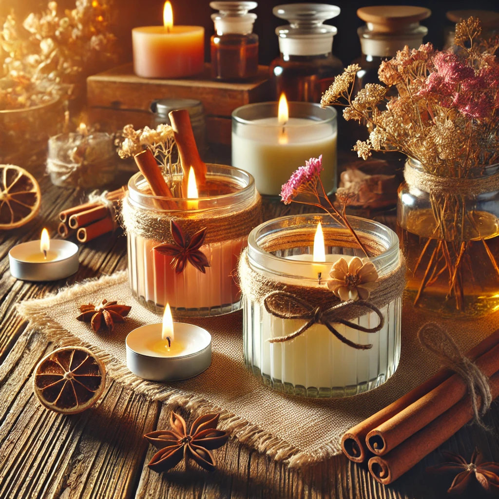 Velas aromáticas caseiras 7 dicas para melhorar a coloração e os aromas