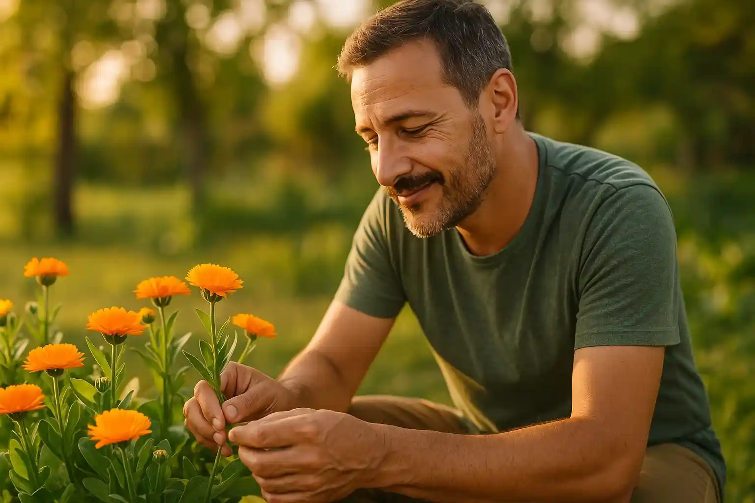 Calêndula prefere solo pobre e responde com 2x mais flores