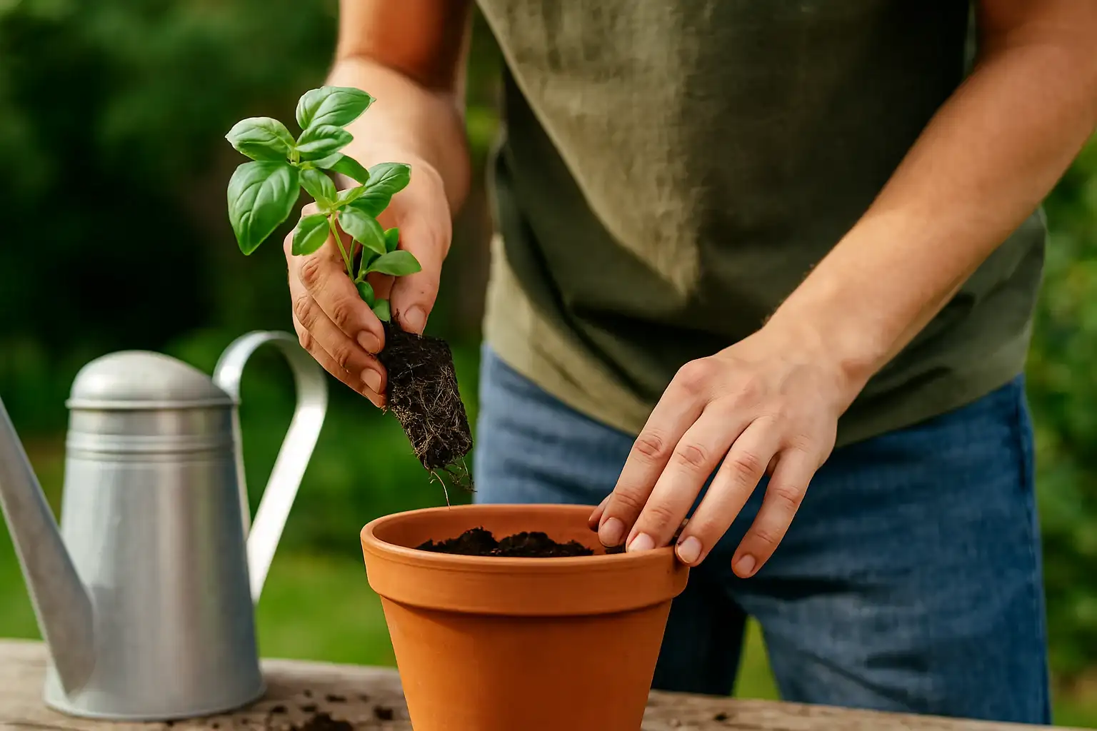 Como plantar manjericão e fazer ele durar mais que o da feira