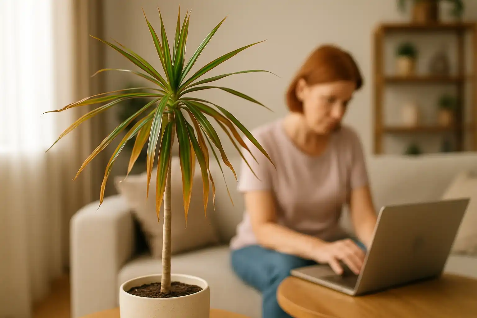 Dracena ressecada Veja como o ambiente interfere