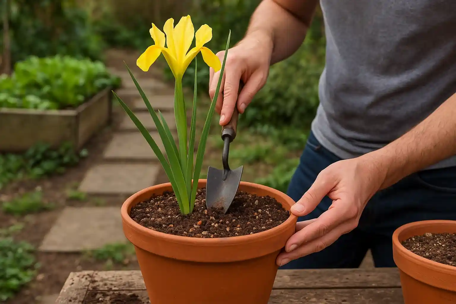 Flor-de-lis em vasos floresce mais com este truque de substrato