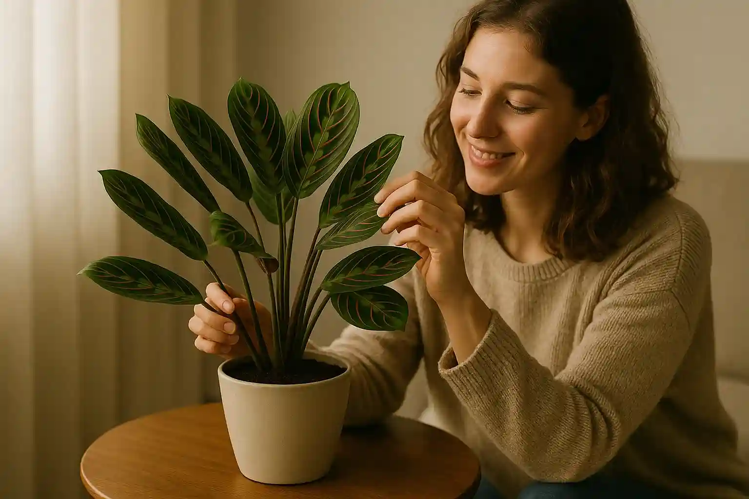 Maranta: o que está por trás do seu “sono” noturno