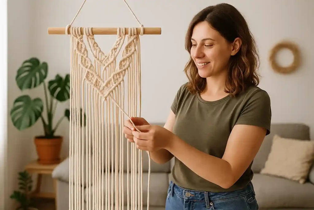 Como criar peças fáceis de macramê para decoração e acessórios