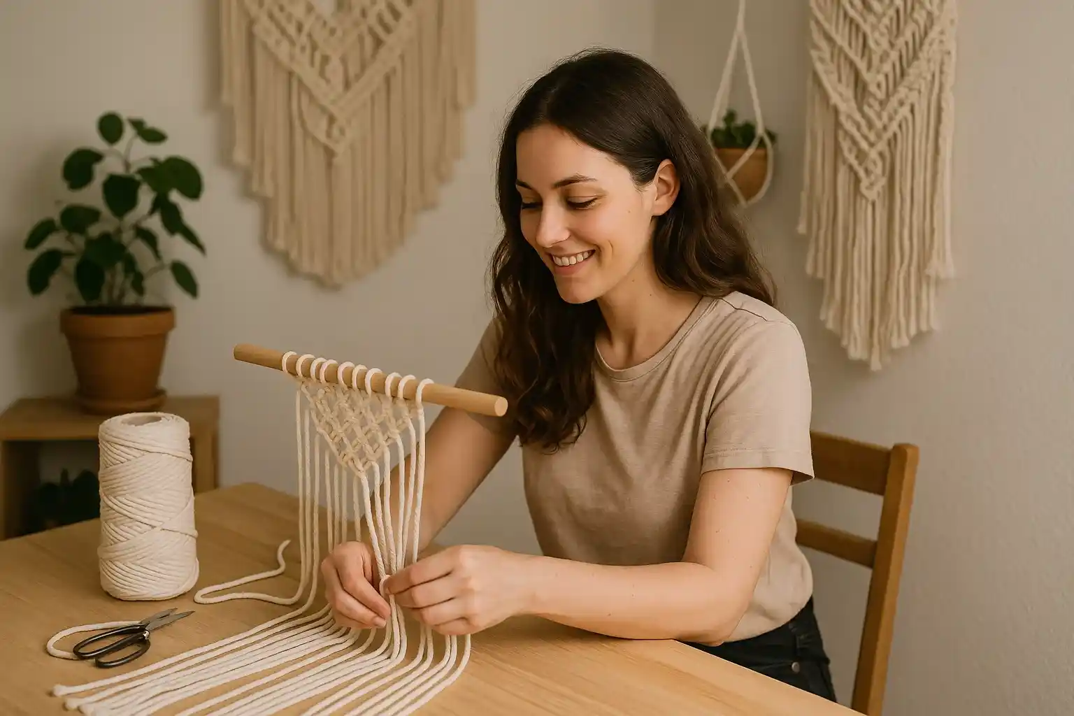 Macramê fácil: crie peças decorativas e úteis em casa